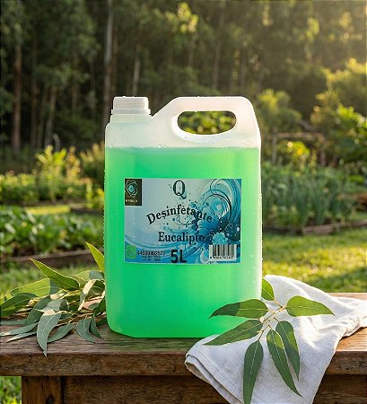 Desinfetante Q Eucalipto 5 Litros (Rendimento Máximo)
