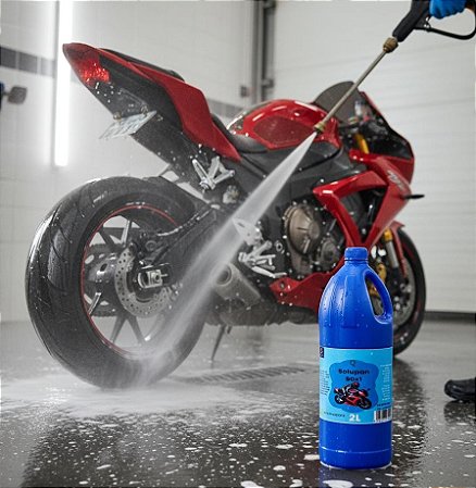 Solupan 80x1 - 2l - O Segredo para Motos Impecáveis e Limpeza Potente!