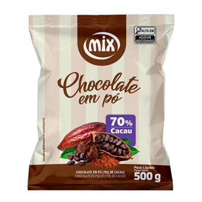 Chocolate em Pó Mix 70% Cacau 500g