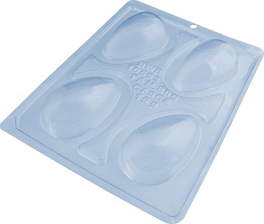 Forma Silicone Ovo Casca Fina 80g 3 Partes Ref: 10593