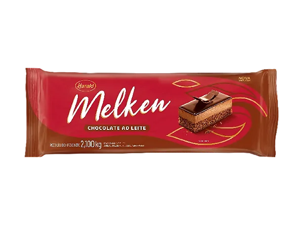 Chocolate Melken Ao Leite 2,1kg Barra