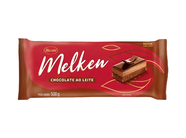 Chocolate Melken Ao Leite Barra 500g