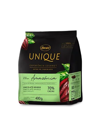 Chocolate Unique Meio Amargo 70% Cacau 400g