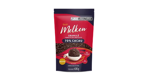 Granulé Melken Chocolate 70% Cacau 400g