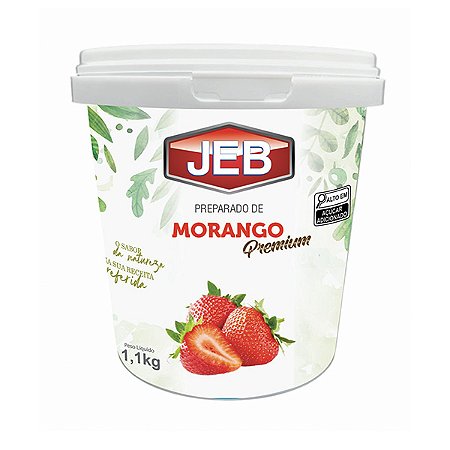 Preparado de Morango JEB 1,1kg Premium