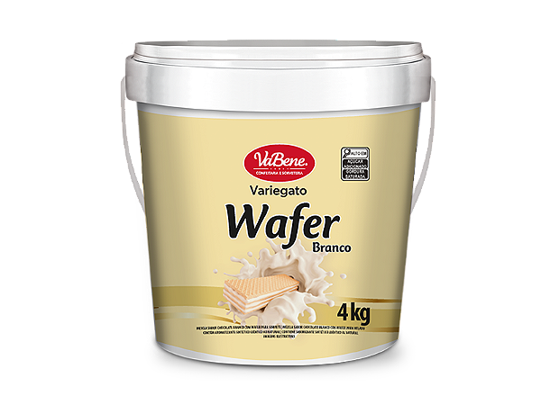 Variegato Chocolate Branco Wafer 4kg VaBene