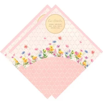 Saco Express Florens Rosa 39x39cm 25 unid