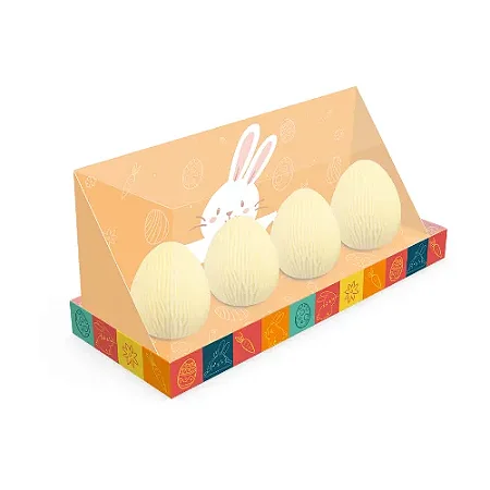 Display 4 Ovos 50g Tema Páscoa Ideia Embalagens