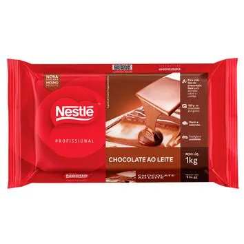 Chocolate ao Leite 1kg Nestlé Barra