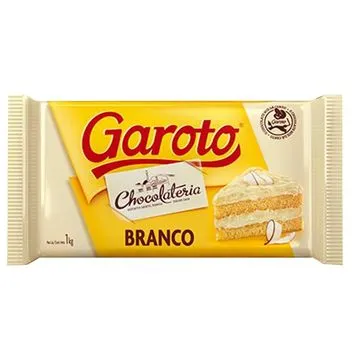 Chocolate Branco Barra 1kg Garoto