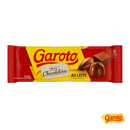 Chocolate Garoto Ao Leite Barra 500g