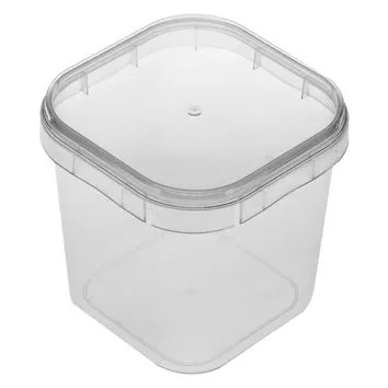 Pote Quadrado 220ml com Lacre 10 Un Plastilânia