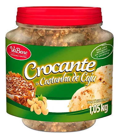 Crocante Castanha-de-Caju 1,050Kg Vabene