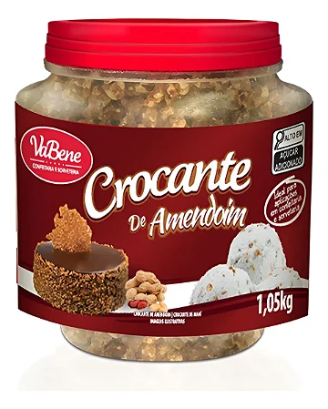 Crocante de Amendoim 1,050kg - Vabene