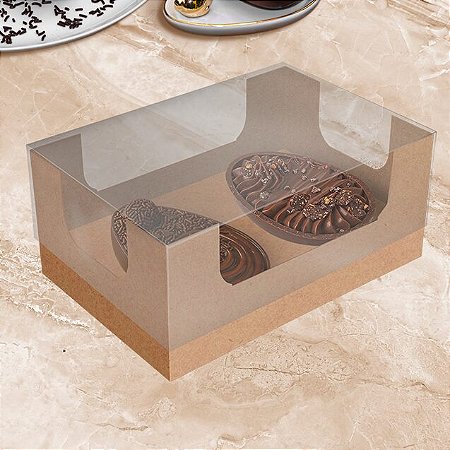 Caixa Mini Ovos Encanto 2x50g Kraft Ideia