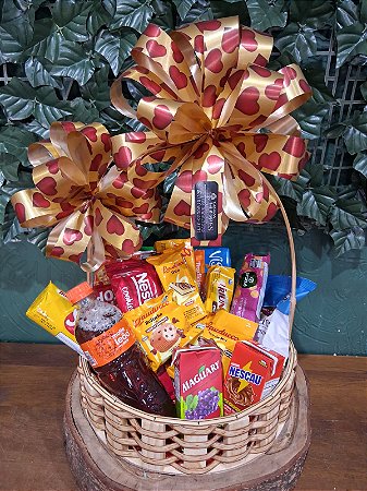 Cesta de café da manhã/ tarde