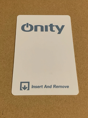 Cartão de Inserção - Chave - Onity