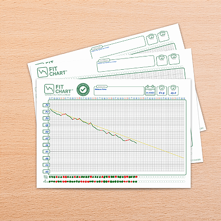 FitChart Clear 3 folhas