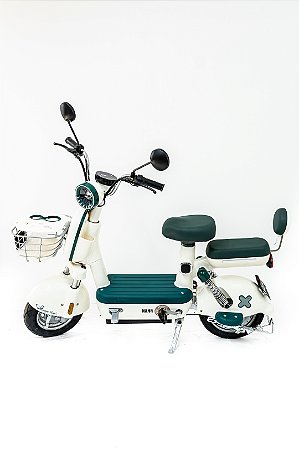 Scooter Elétrica PACIFIC MAUI Vintage 350W 48V Bege/Verde