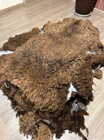 Pelego Marrom Natural para Equitação