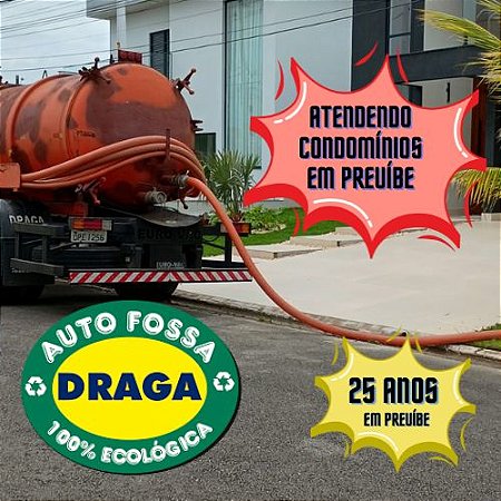 Desentupidora de esgoto e limpa fossa de condomínio residencial em Peruíbe