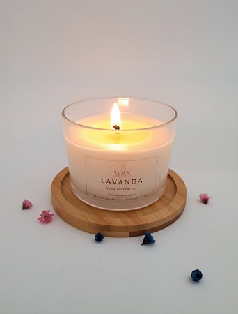 Vela Aromática de Lavanda – Relaxamento, Tranquilidade e Bem-estar