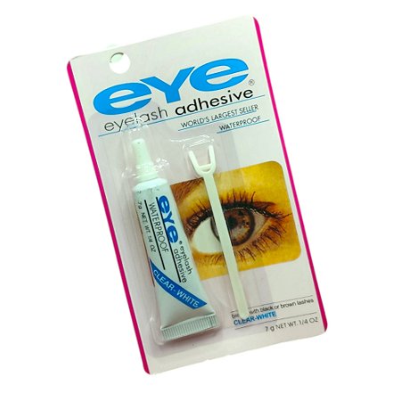 Cola de Cílios Branca EYE – Secagem Transparente & Fixação Precisa