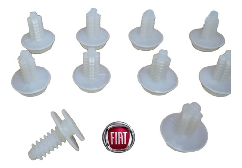 10 Grampo Forro Porta Novo Uno Palio Ducato Idea Strada Orig