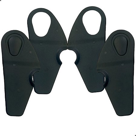 10 Kit Capa Lateral L/ Banco Preto Kadett Gsi Gol Gti Gts