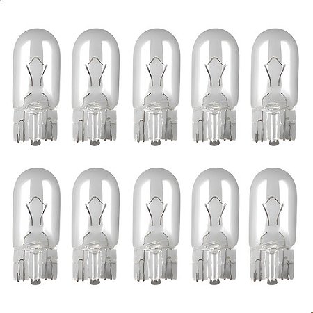 10 Pçs Lâmpada Luz Placa Farol Teto Gol G5 Fox Bora Jetta Up