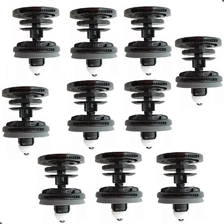 10 Presilha Grampo Forro Golf Jetta Polo Tiguan Passat