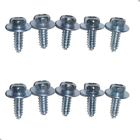 100 Parafusos Paralama Gol Passat Brasilia Variant 6,3x19