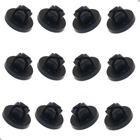 12 Bucha Fixação Alça Teto Pqp Opala Caravan Chevete