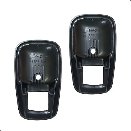 2 Acabamento Gatilho Maçaneta Fusca Kombi Brasília Orig Preto