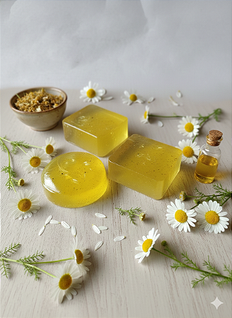 CAMOMILA - SABONETE PROTETOR E RESTAURADOR DE TECIDO