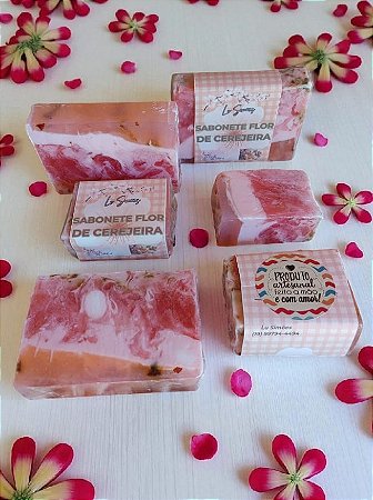 FLOR DE CEREJEIRA - SABONETE NUTRIÇÃO, HIDRATAÇÃO E AÇÃO CALMANTE