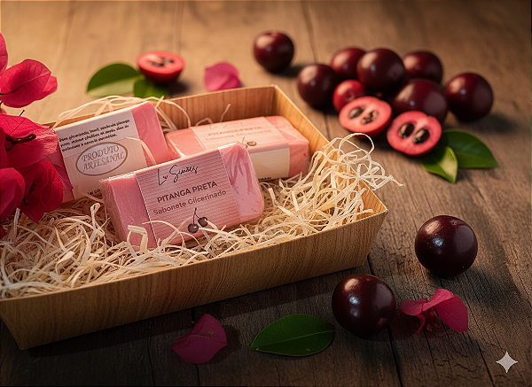 PITANGA PRETA - SABONETE HIDRATAÇÃO PROFUNDA, NUTRIÇÃO, AÇÃO CALMANTE E SUAVIZANTE