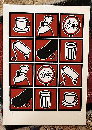 JOGO DA MEMÓRIA DE RUA | Gravura em serigrafia