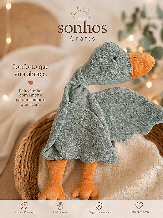 Naninha Pato José para Bebês Sonhos Crafts