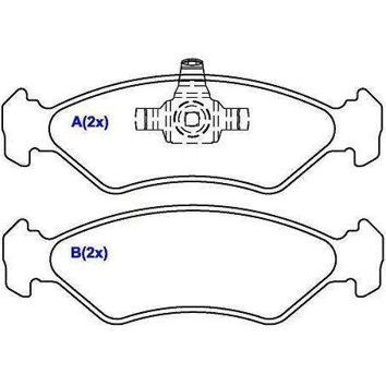 PASTILHA FREIO FORD FIESTA / KA 1.0 APÓS 2005