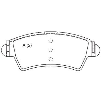 PASTILHA FREIO XSARA / PEUGEOT 206 1.6 / 2.0 APÓS 2008 / 306 APÓS 1999