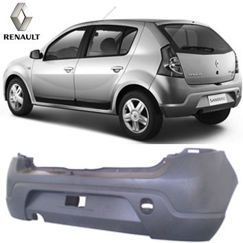 PARA CHOQUE TRASEIRO RENAULT SANDERO APÓS 2007