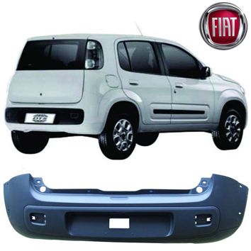 PARA CHOQUE TRASEIRO FIAT UNO VIVACE APÓS 2010