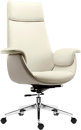 Cadeira Star Executiva de Escritório com Encosto Alto e Regulagem de Altura