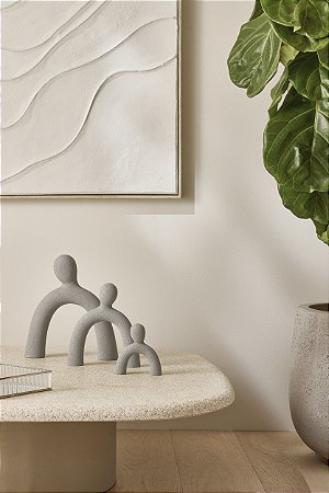 Kit Esculturas Em Polirresina 3 Pcs