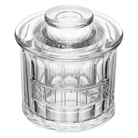 Manteigueira Francesa Harmony 9,5cm x 8,5cm Vidro - Wolff