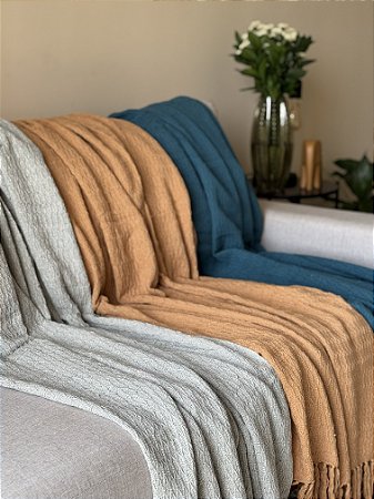 Manta Liz Cinza 130x180