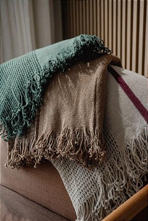 Xale Premium Bordado 140x140 - Verde