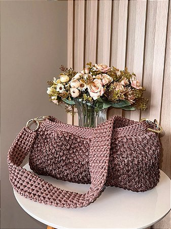 Bolsa em croche fio Náutico/Policromia