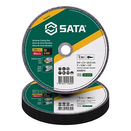Disco Corte SATA Metal/Inox 230X2,0mm 9"
